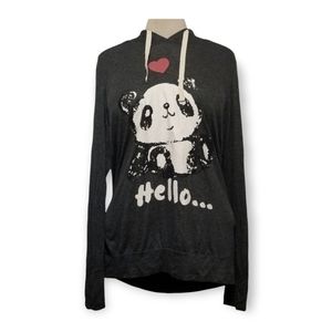 Hello Panda Light Hoodie